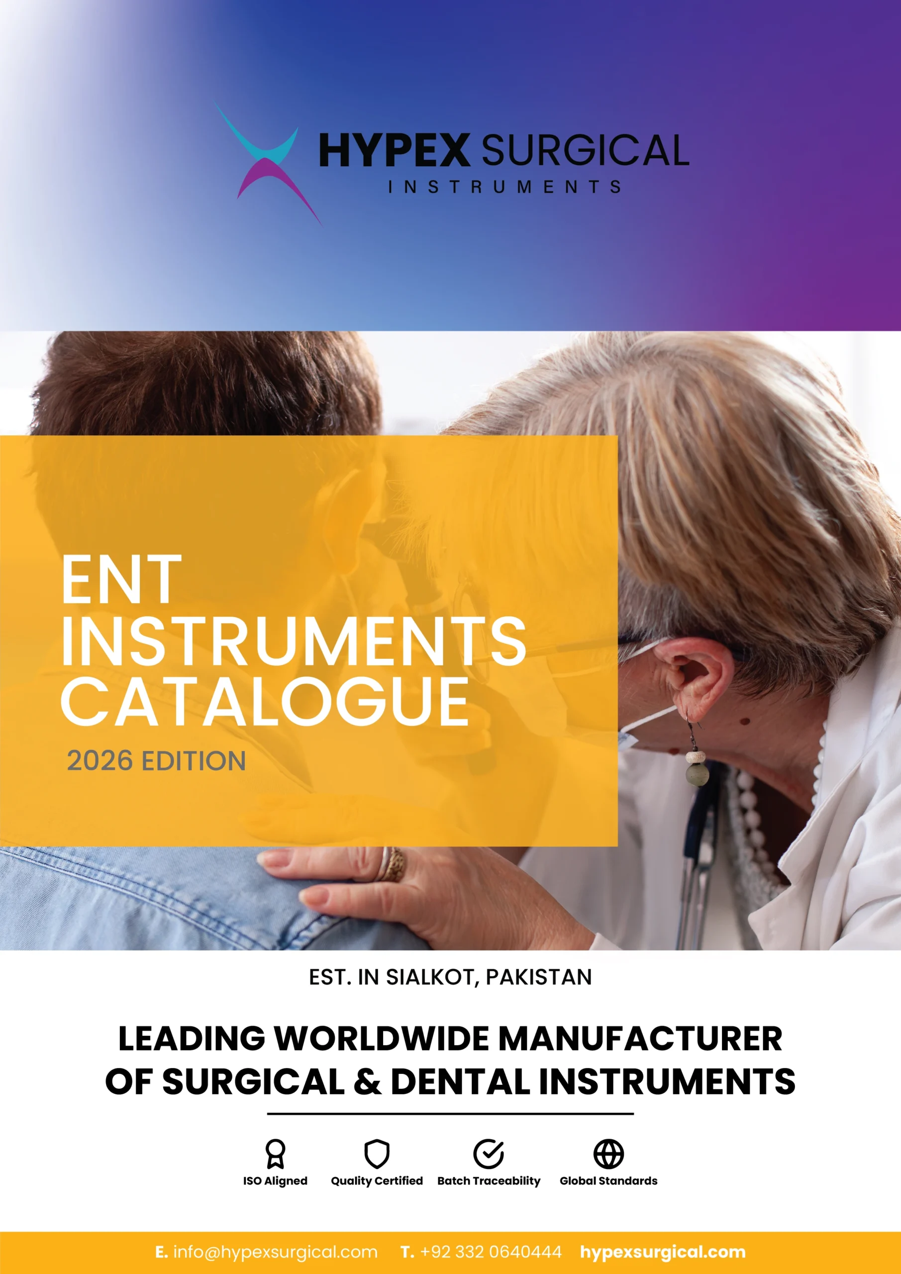 ENT instruments catalog manufactured by Hypex Surgical Instruments