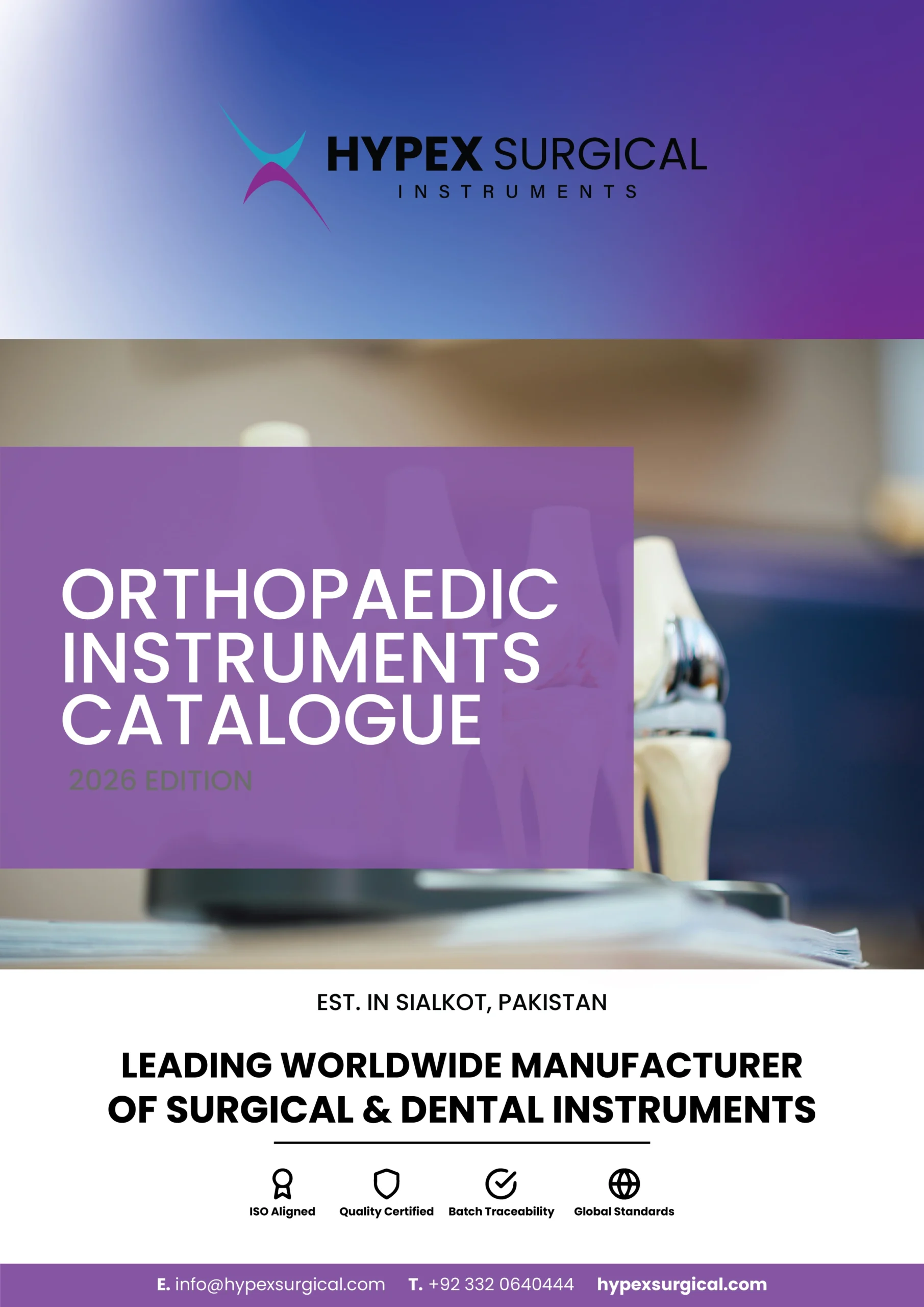 Orthopaedic Instruments 2 Orthopaedic instruments catalog manufactured by Hypex Surgical Instruments
