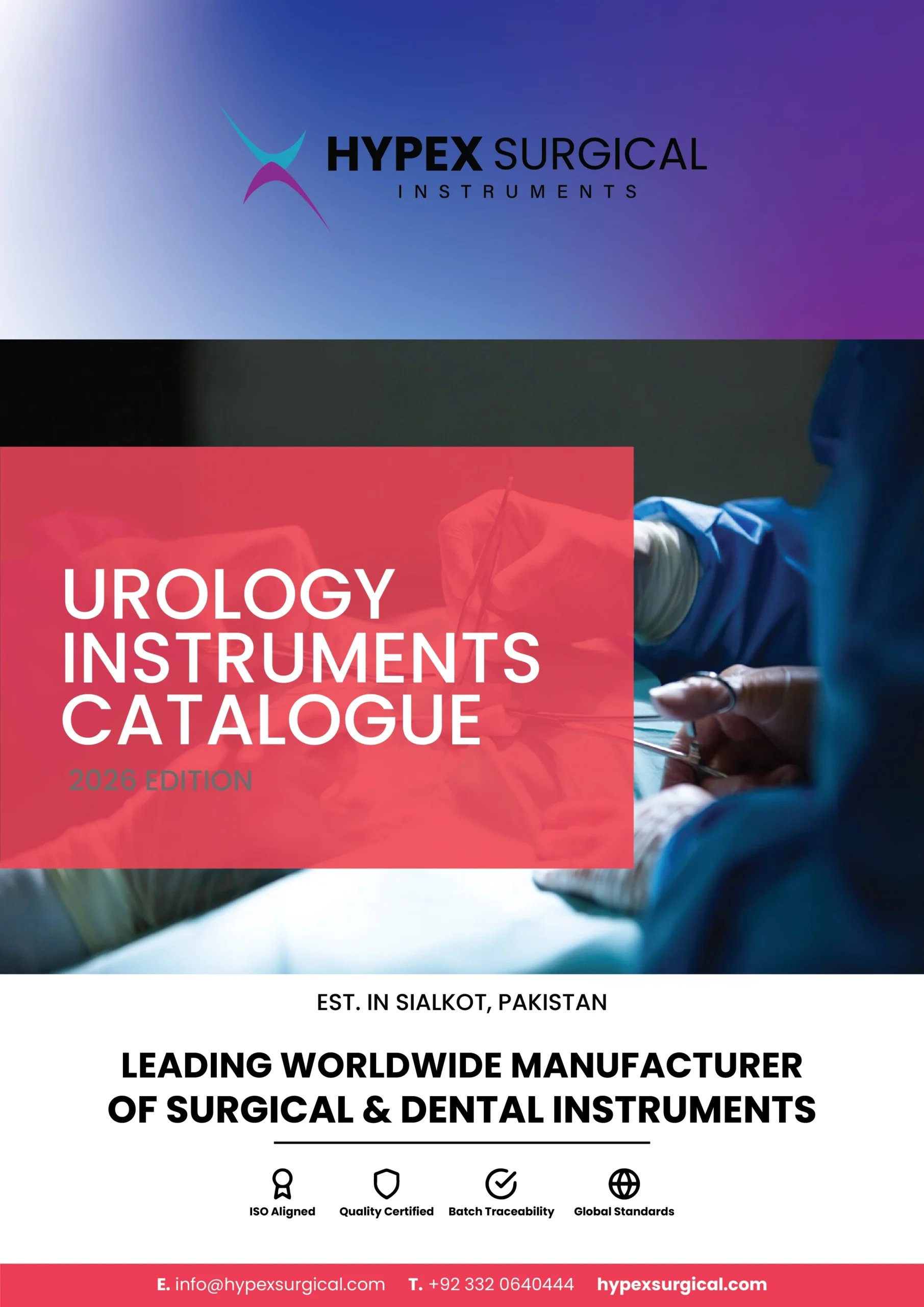 Urology Instruments 2 Urology instruments catalog manufactured by Hypex Surgical Instruments