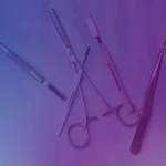 Hypex Surgical stainless steel surgical and dental instruments displayed on sterile surgical tray